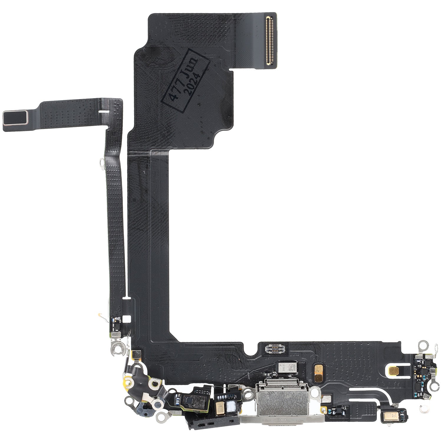 iPhone 15 Pro – Titan Weiss/Dock Connector