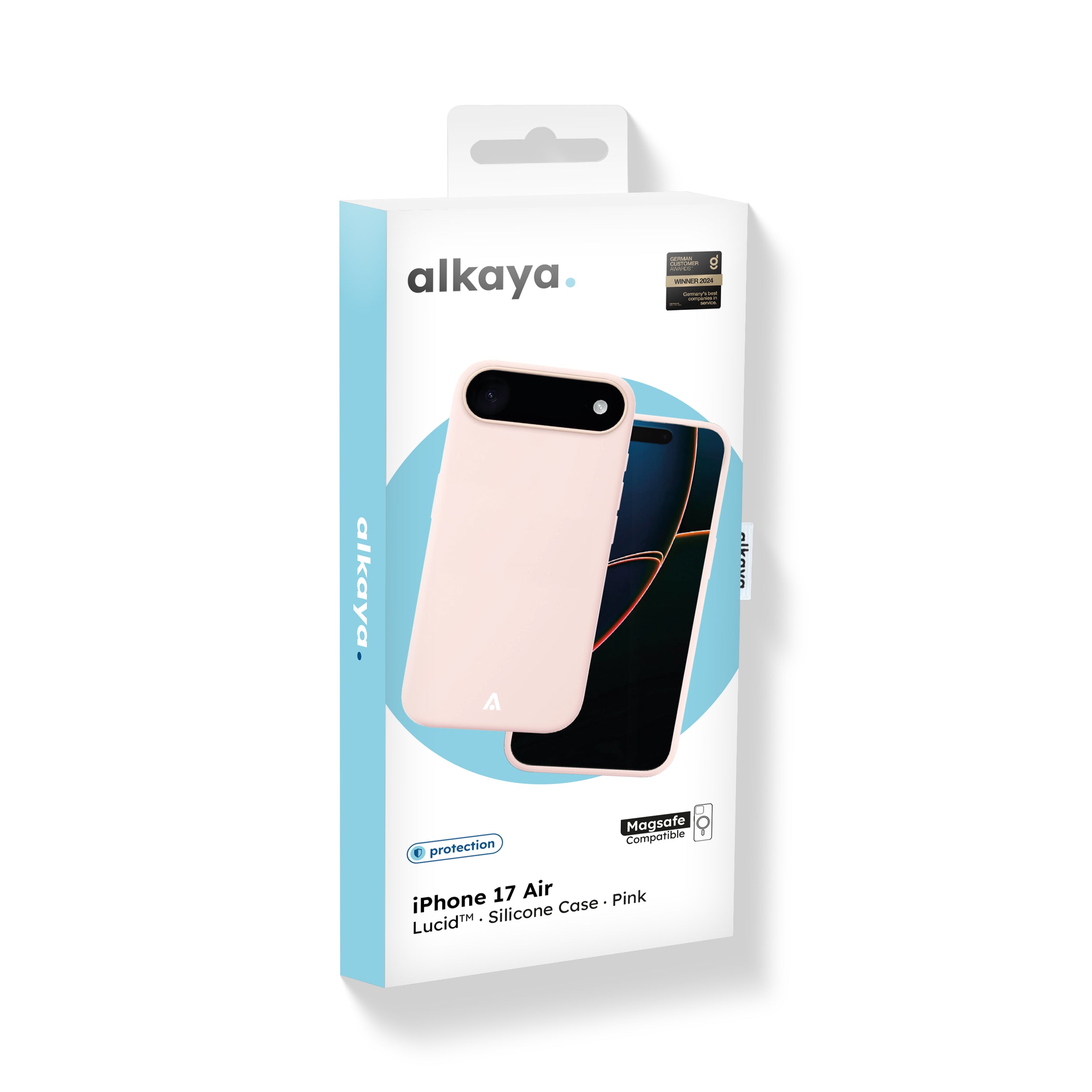 alkaya. | LUCID™ Silikon Case kompatibel mit MagSafe, Pink iPhone 17 Air