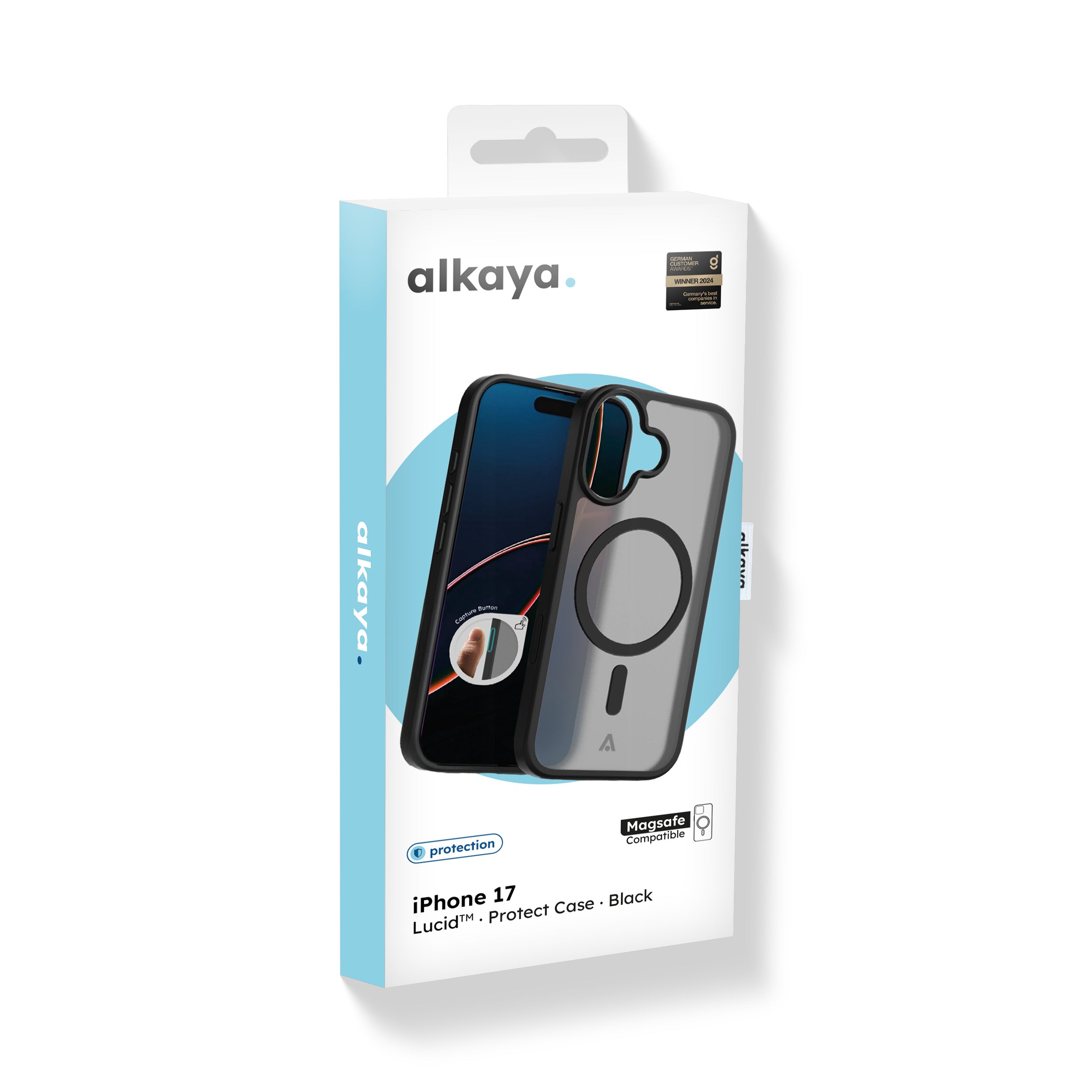 alkaya. | LUCID™ Protect Case kompatibel mit MagSafe, Schwarz iPhone 17