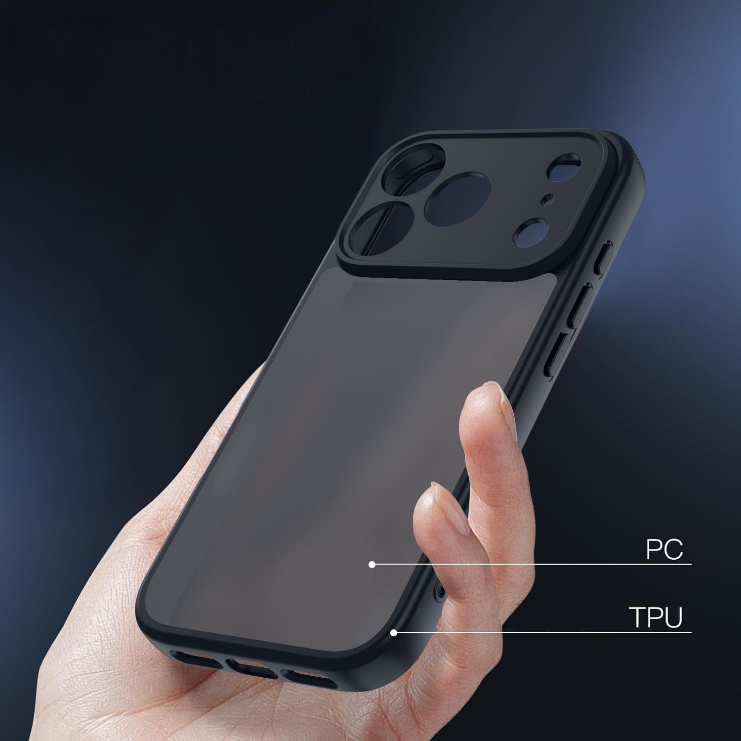 Apple iPhone 17 Pro Max-Premium GF-Beschichtung Transparentes Case - Phonebazaar