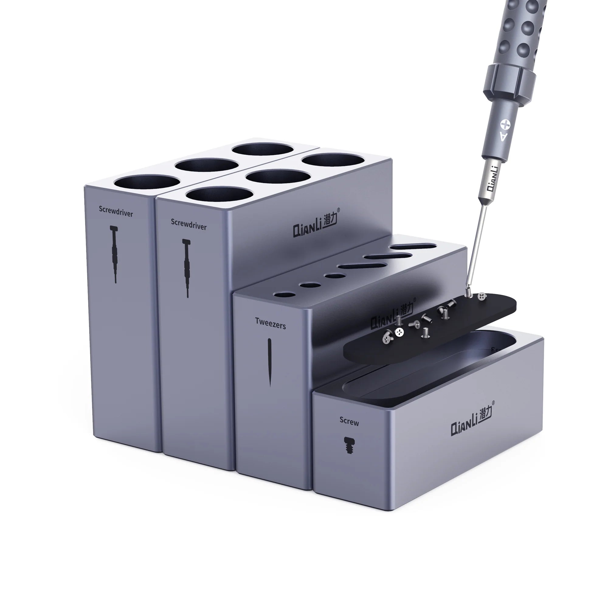 Qianli iCube Modulares Organizer Set Aluminium Werkstatt Halter