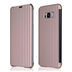 Book Case Galaxy S8 Rosegold Plato