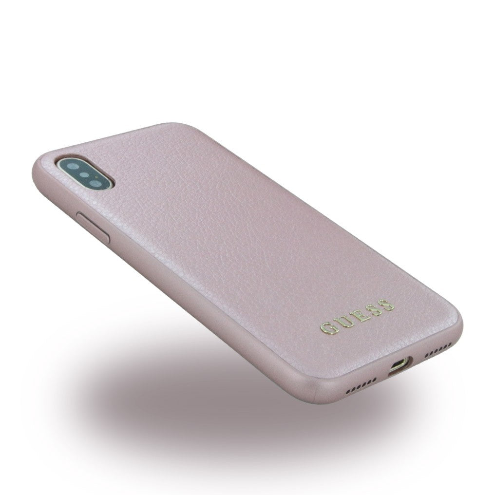 Guess - Iridescent - Hardcover - Apple iPhone X Pink