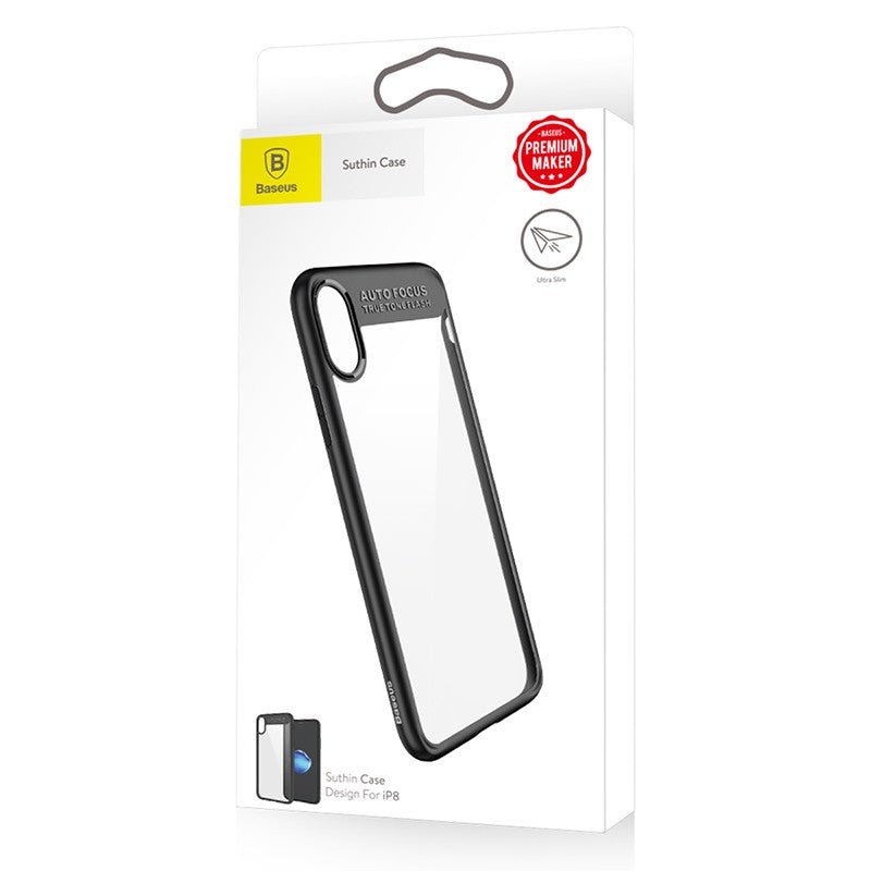 Baseus Silikon PC Hülle iPhone X Rot