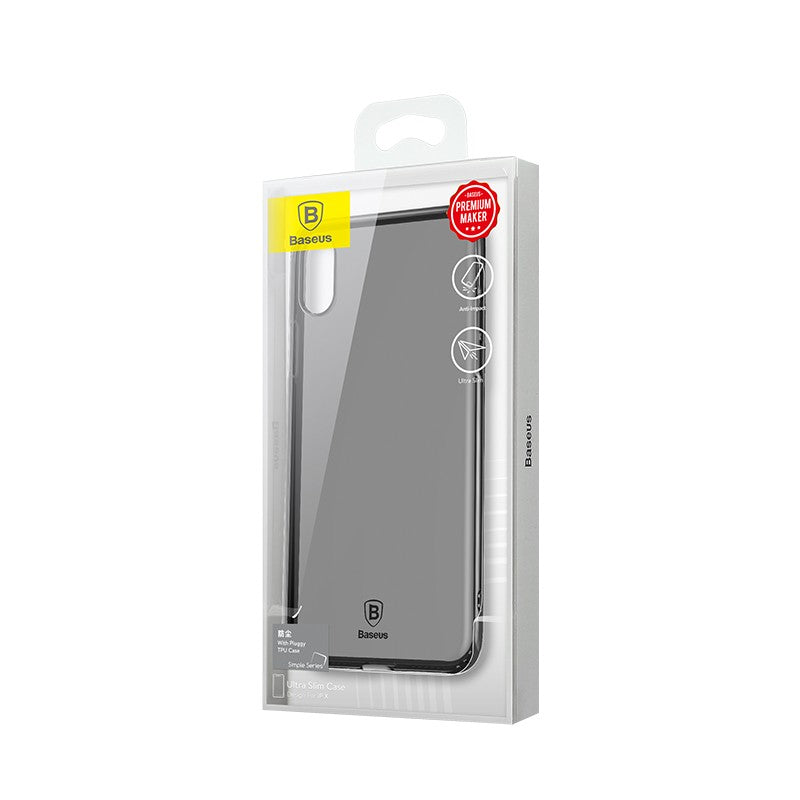 Baseus Silikon Case iPhone X Blau