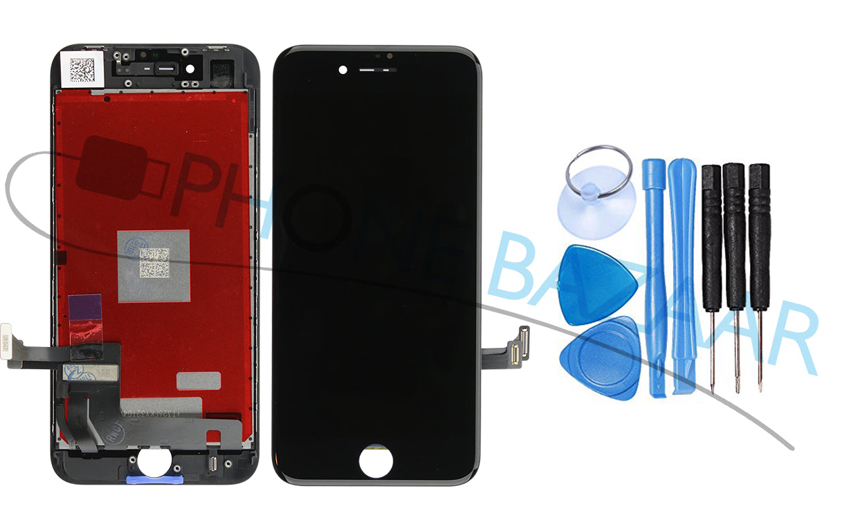 iPhone 8 LCD OEM Display Schwarz + Werkzeug