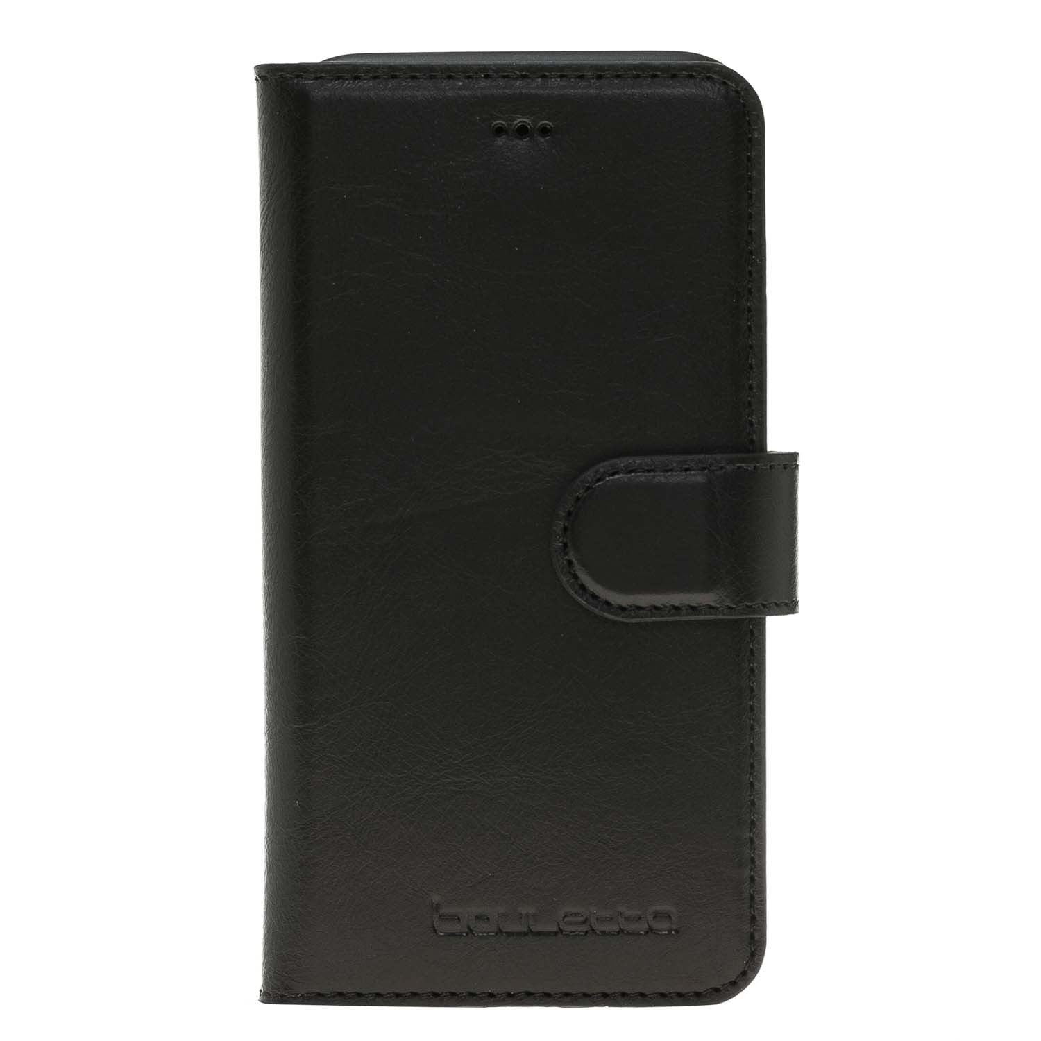 Bouletta Echt Leder iPhone X Book Wallet Schwarz