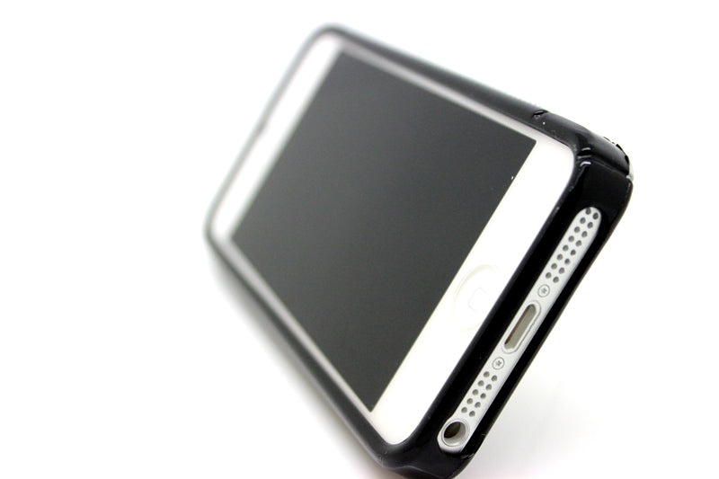 Sline mit Ständer Silikon Schutzhülle Case iPhone 5 / 5S / SE