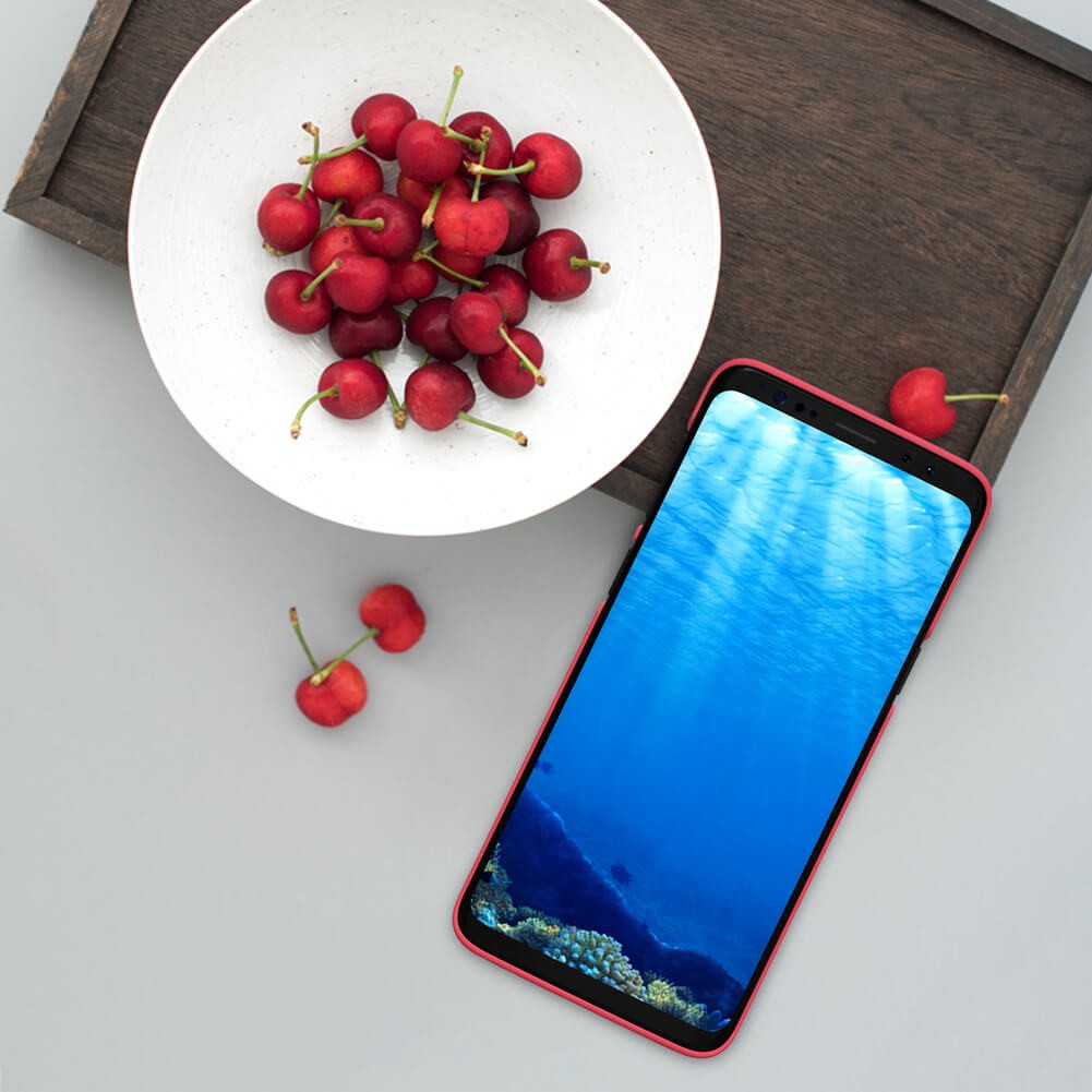 Nillkin Frosted Shield Matte Hülle Galaxy S9 Rot