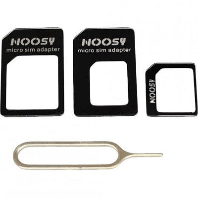 Noosy Nano SIM Adapter Set inkl. Sim Entname Nadel