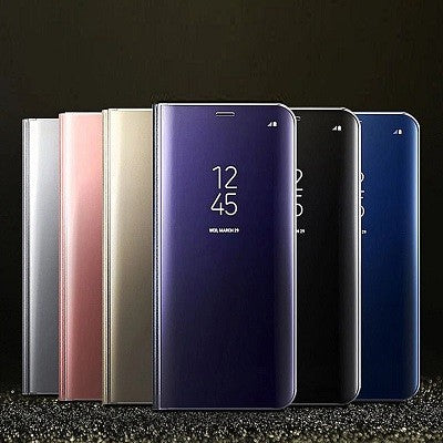 Samsung Galaxy S9 Plus Spiegel Clear View Case Blau