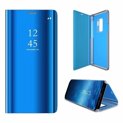 Samsung Galaxy S8 Plus Spiegel Clear View Case Blau