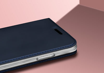SZ Leder Book Case Etui Galaxy Note 9 Blau