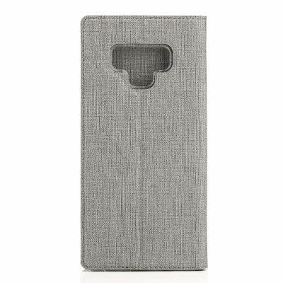 Galaxy Note 9 Book Case Wallet Tasche Grau