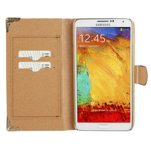 Schwarz Bling Leder Etui Samsung Note 3