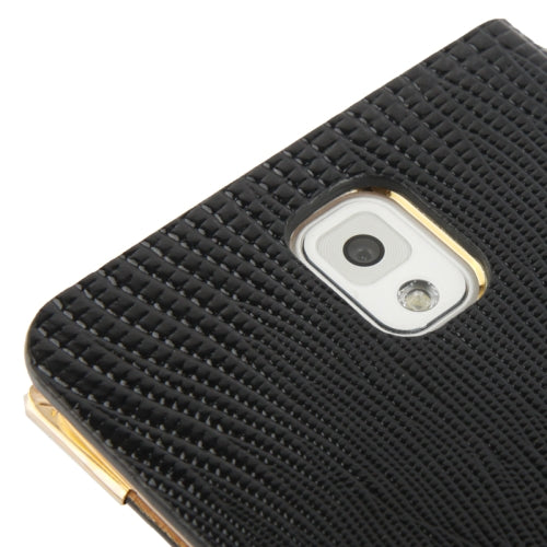 Schwarz Bling Leder Etui Samsung Note 3