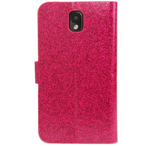 Pink Bling Leder Etui Samsung Note 3