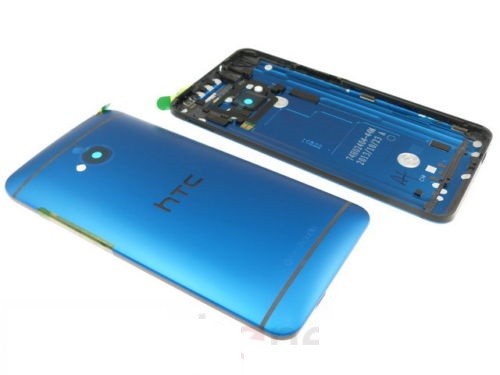 HTC One M7 Akkudeckel Blau