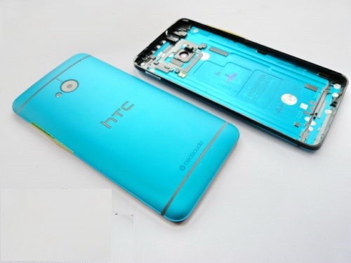 HTC One M7 Akkudeckel Hell Blau