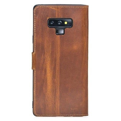 Bouletta Echt Leder Note 9 Book Wallet Braun
