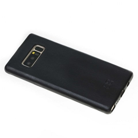 Samsung Note 8 Bouletta Echt Leder Ultra Cover Schwarz
