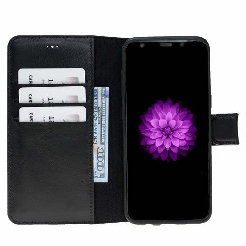 Samsung Galaxy S8 Plus Bouletta Echt Leder Magic Wallet Schwarz