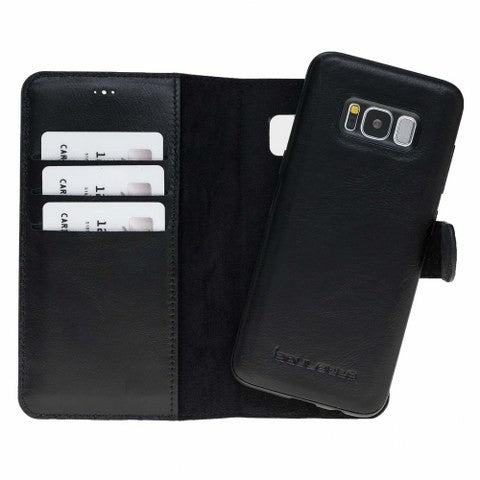 Samsung Galaxy S8 Plus Bouletta Echt Leder Magic Wallet Schwarz