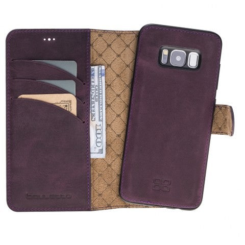 Samsung Galaxy S8 Plus Bouletta Echt Leder Magic Wallet Lila