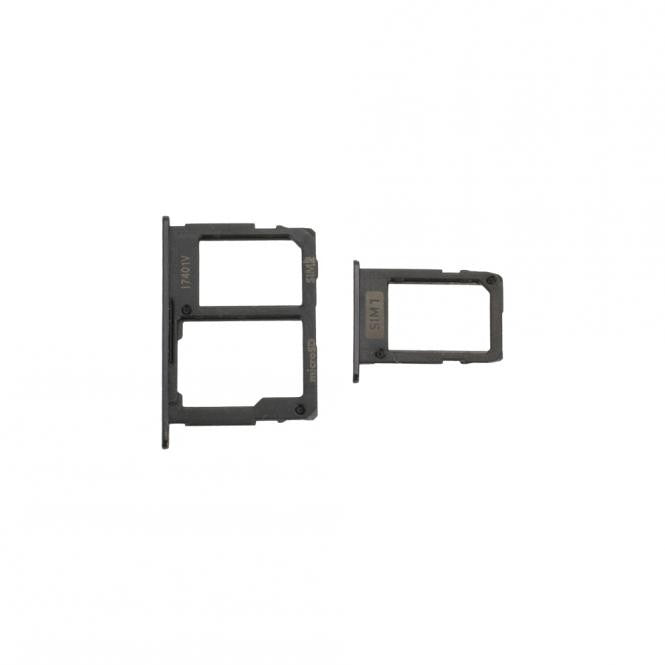Samsung Galaxy J7 2017 Simkarten Halter Schwarz