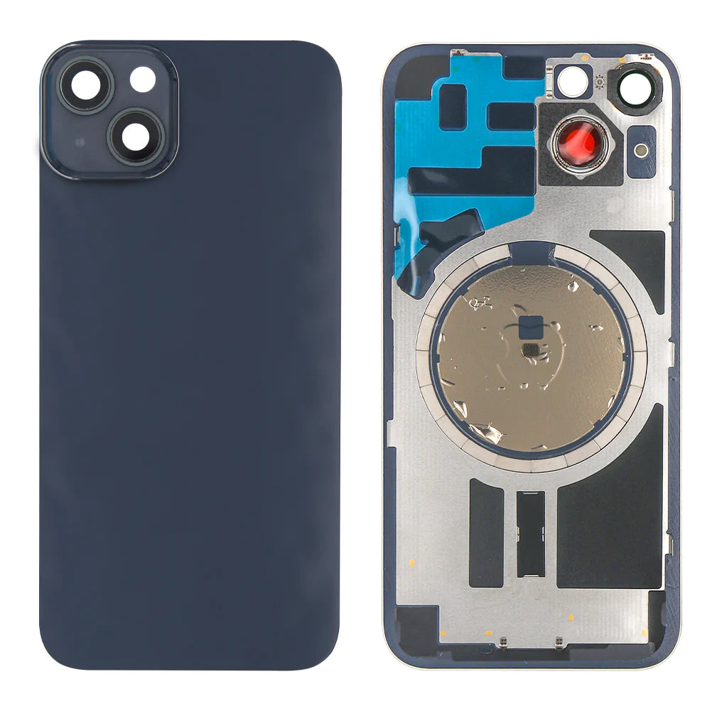 Für iPhone 14 Plus Extra Glass Midnight (vergrösserter Kamerarahmen)(Schwarz, Blau, Rot, Lila, Gelb, Silber.)