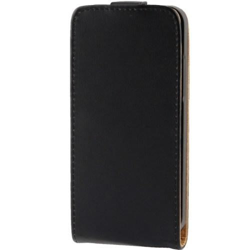 Schwarz Flip Leder HTC One Mini M4