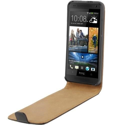 Schwarz Flip Leder HTC One Mini M4