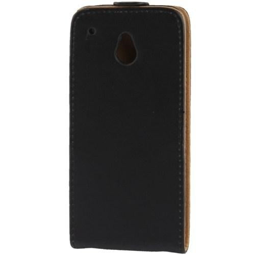Schwarz Flip Leder HTC One Mini M4
