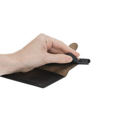 Bouletta Echt Leder Galaxy Note 10 Book Wallet Schwarz