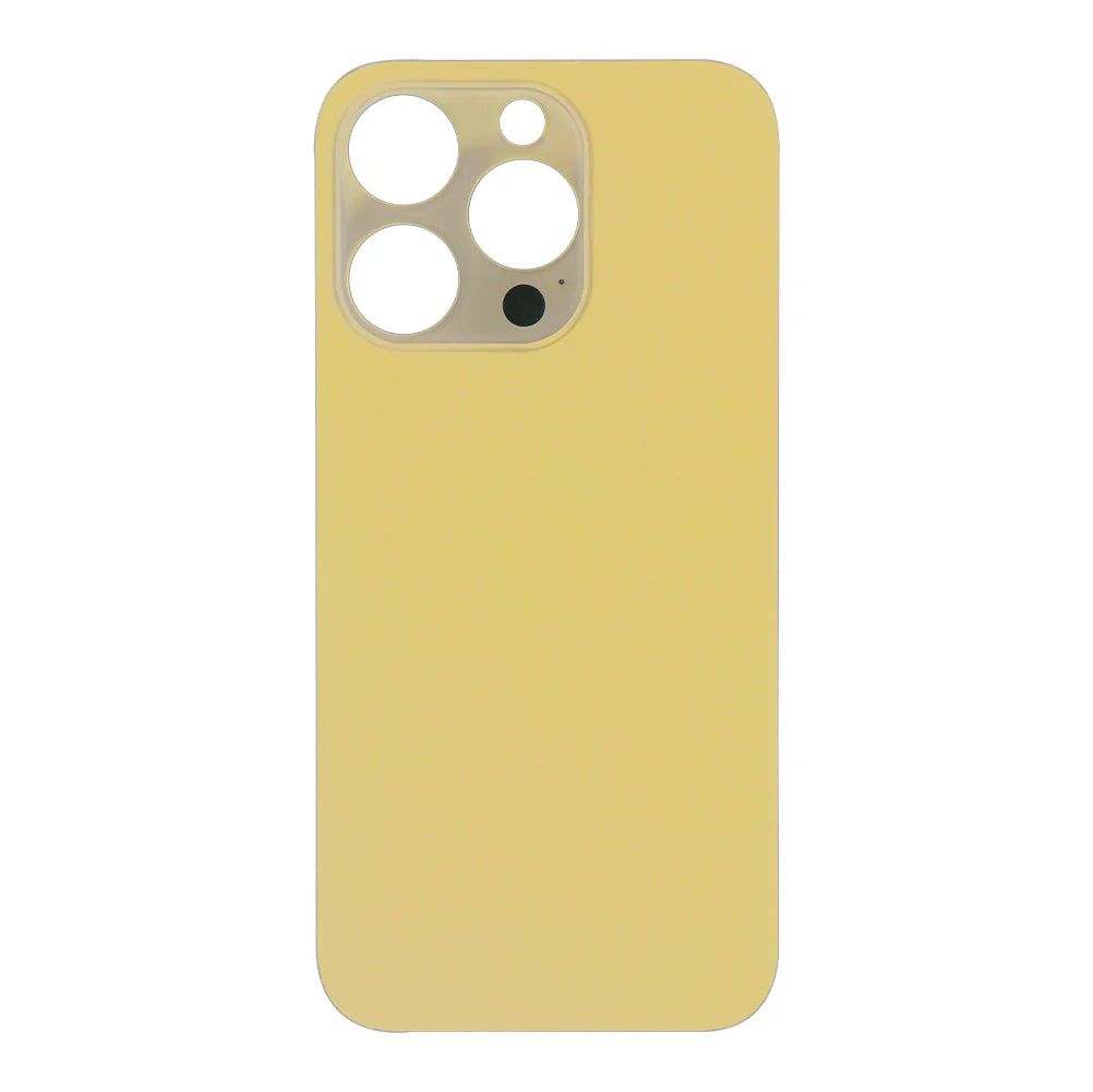 iPhone 14 Pro Max Extra Glas Rückglas mit vergrössertem Kamerarahmen – Schwarz, Silber, Gold, Lila