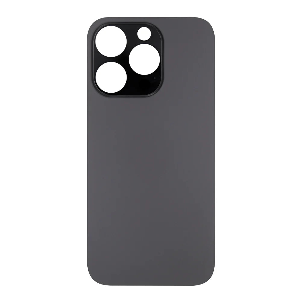 iPhone 14 Pro Max Extra Glas Rückglas mit vergrössertem Kamerarahmen – Schwarz, Silber, Gold, Lila