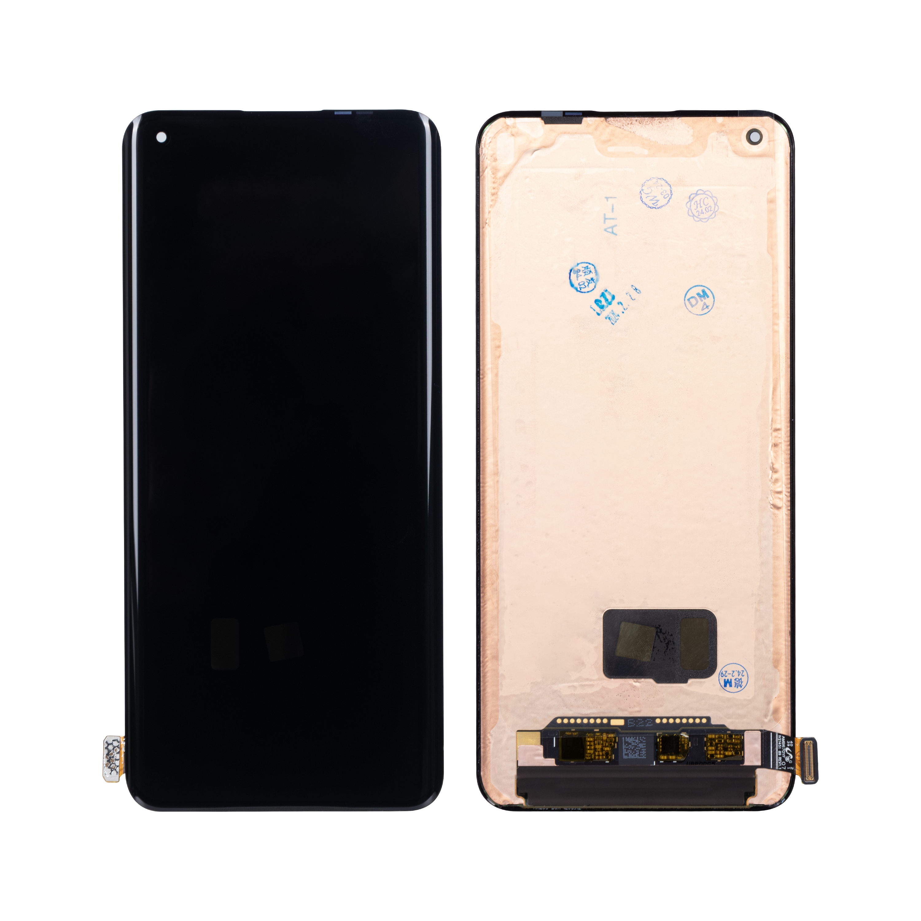 Oppo Find X5 Pro, OnePlus 10 Pro Display und Digitizer ohne Rahmen, Schwarz (OEM)