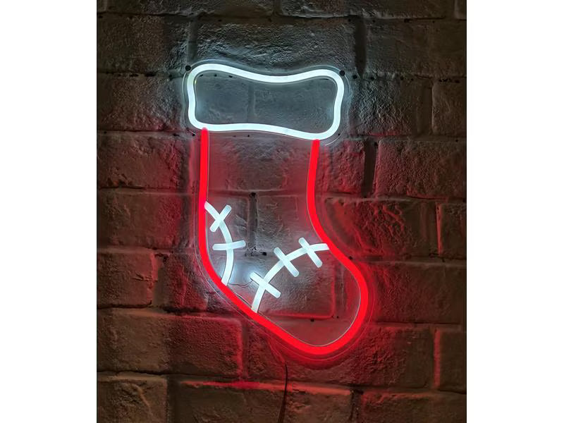 Dekobeleuchtung – LED-Neonlichter(sock-motiv)