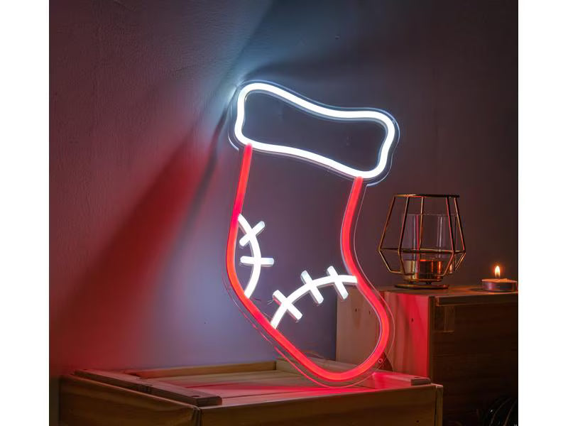 Dekobeleuchtung – LED-Neonlichter(sock-motiv)
