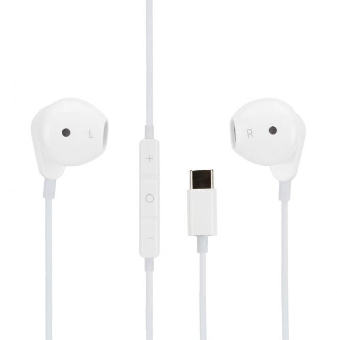 USB-Typ-C Stereo Headset ME568 , Weiss