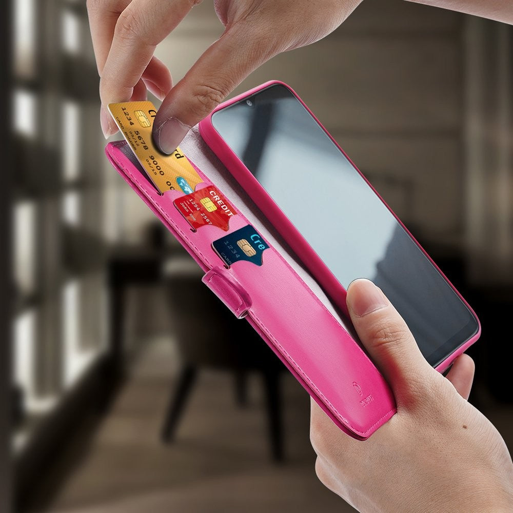 DUX DUCIS Bookcase schutzhülle Aufklappbare hülle für Samsung Galaxy A40 Rosa Pink