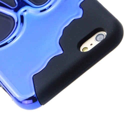 Skull-Kopf-Soft Hülle iPhone 6 4.7" Blau