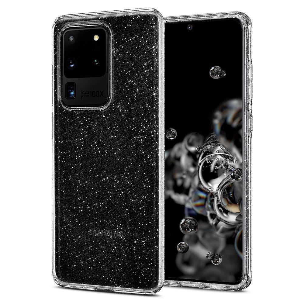 SPIGEN Liquid Crystal Glitzer Samsung Galaxy S20 Ultra Schutzhülle Case Cover