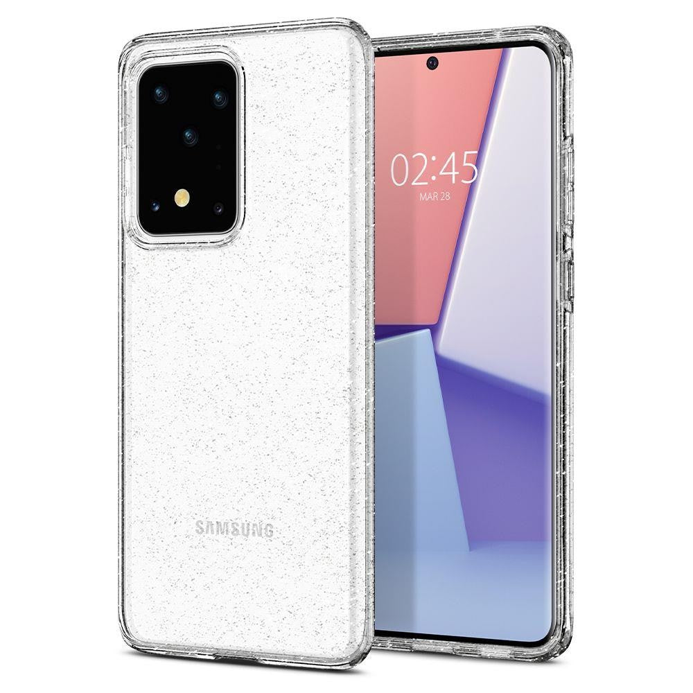 SPIGEN Liquid Crystal Glitzer Samsung Galaxy S20 Ultra Schutzhülle Case Cover