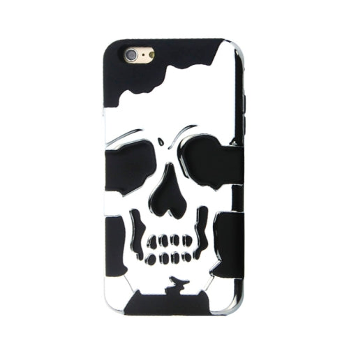 Skull-Kopf-Soft iPhone 6 4.7" Weiss
