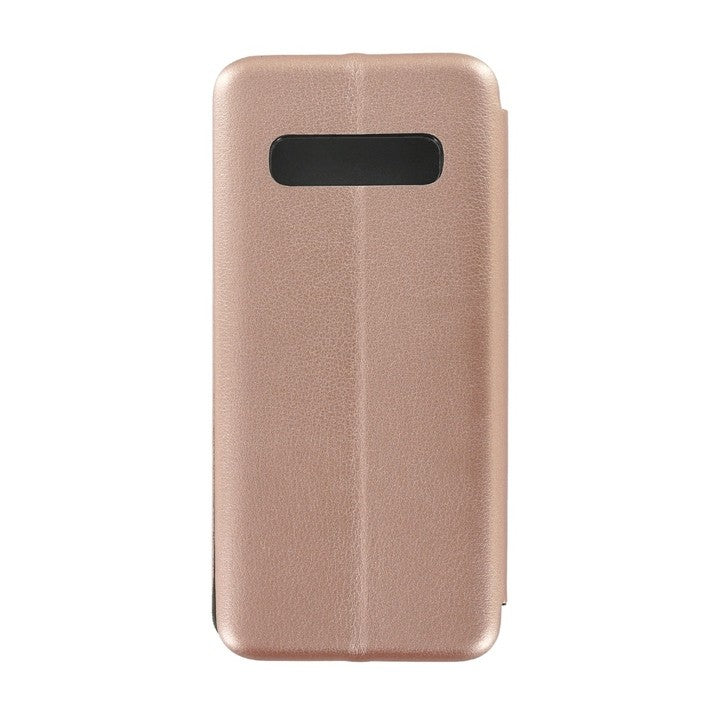 Samsung Galaxy S10 Plus Leder Hülle Etui Rosegold