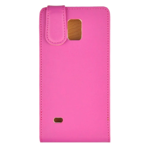 Rosa Pink Flip Leder Etui Tasche Note 4