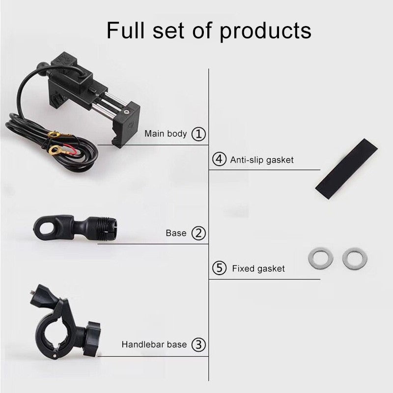 Fahrrad Velo Bike 3in 1 Halterung mit Kompass/LED Lampe