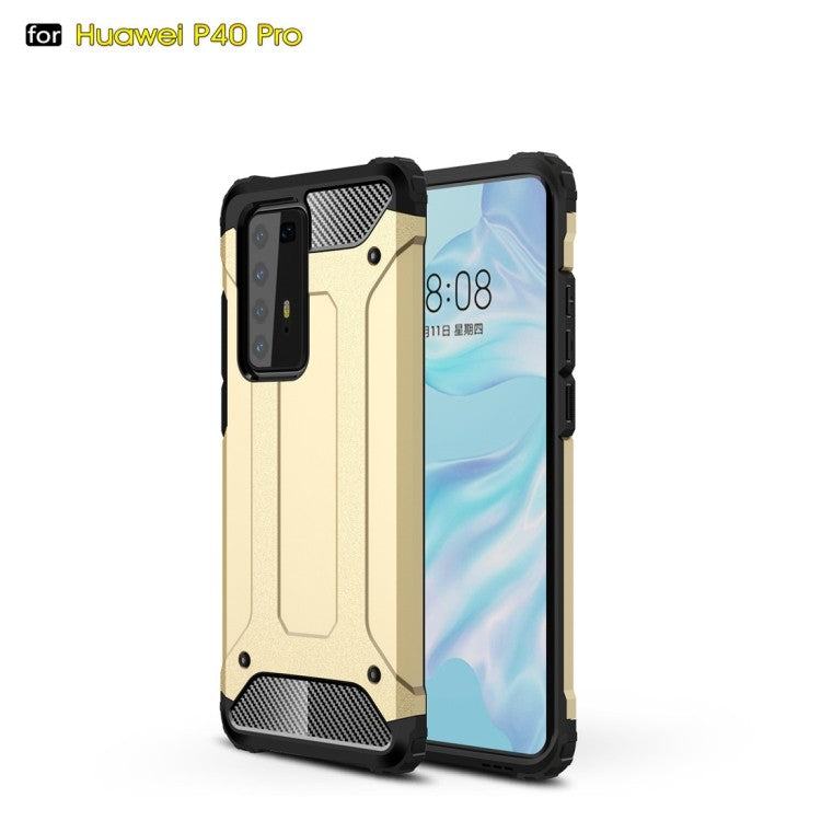 Huawei P40 Pro Double Layer Shockproof Impact Armour Hard Case in Gold