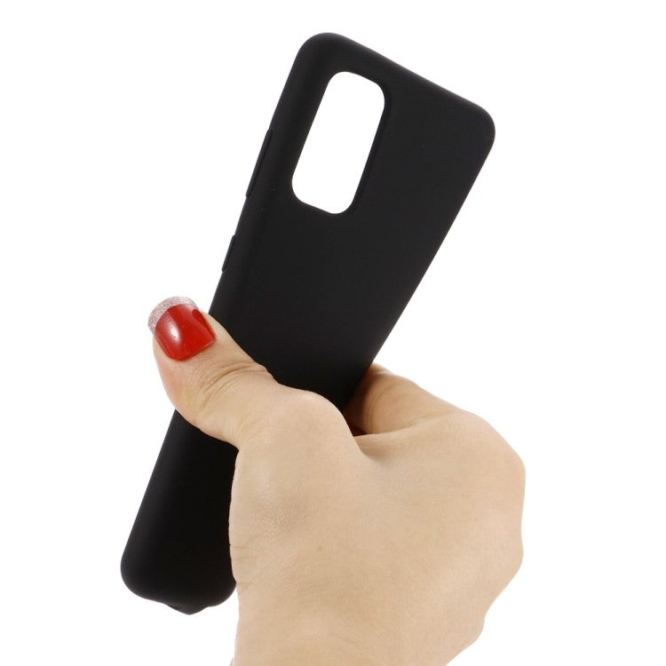 Huawei P40 Pro Liquid Schutzhülle Silikon Tasche Schutz Case Schwarz